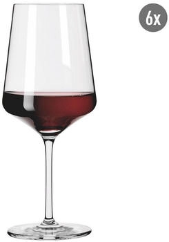 Ritzenhoff 6301001 Rotweinglas 500 ml - Serie Lichtweiss - 6 Stück im Geschenk-Set - stilvoll-modern
