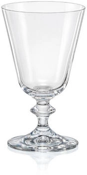 Crystalex Weingläser Rotweingläser Bella Kristallglas 350 ml 6er Set
