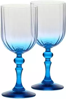 Krosno Bubble Weingl&auml;ser T&uuml;rkis 300ml, 2er Set (FKMD461030001240)