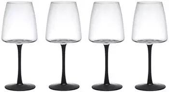 Mikasa Palermo Kristall-Wei&szlig;weingl&auml;ser, 400ml, 4er-Set (MKPALWW4PC)