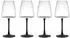 Mikasa Palermo Kristall-Weißweingläser, 400ml, 4er-Set (MKPALWW4PC)