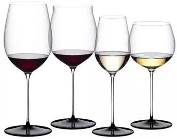 Riedel Fatto A Mano Black Tie Tasting Set, 4-teilig (5110/74)