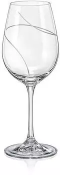 Crystalex Weinglas UP matt geschliffen 350ml, 2er Set