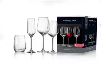 Ritzenhoff & Breker Jive Rotweingl&auml;ser 530ml, 4er-Set (819779)