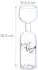 Relaxdays Weinflaschenglas XL mit Spruch, transparent, 750ml (10047475_0)