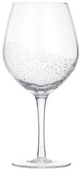 Broste Copenhagen Bubble Rotweinglas, transparent