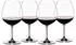 Riedel Vinum Pinot Noir / Nebbiolo Rotweinglas, Kristallglas, 4er-Set (6416/07)