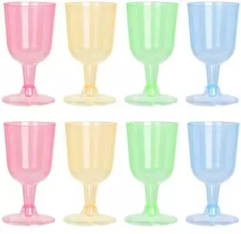 HAC24 Weingläser Kunststoff 160ml, 32er-Set (179926199)