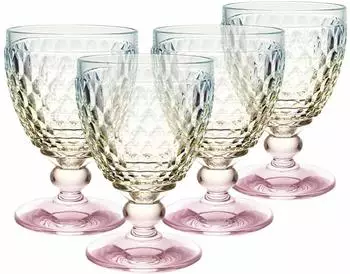 Villeroy & Boch Boston Pearl Weißweinglas 125ml, 4er Set (14822806-0)