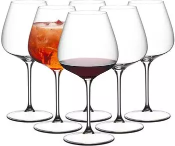 Riedel Grape Pinot Noir / Nebbiolo Rotweinglas 750ml, 6er-Set, transparent