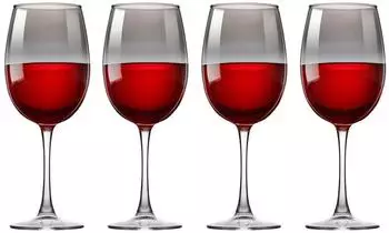 Alpina Weingl&auml;ser-Set geraucht 465ml, 4-teilig