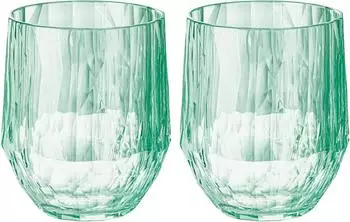 Koziol Club No. 23 Wein-Tumbler 200ml transparent jade, 2er Set (4488653)