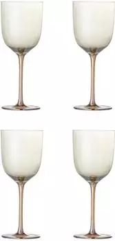 Bloomingville Aston Weinglas, bronze, 350ml, 4er-Set (82072596)
