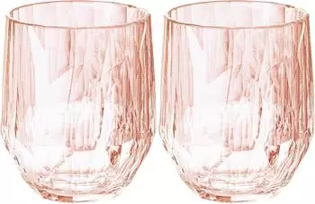Koziol Superglas Club No. 24 Wein-Tumbler 300ml, 2er-Set, transparent rose quartz (4489654)