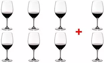 Riedel Vinum Cabernet/Merlot Pay 6 Get 8