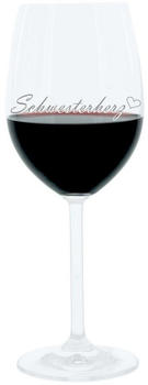 Leonardo Weinglas mit Gravur, Schwesterherz, 400 ml