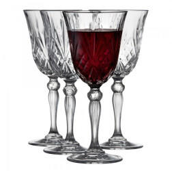 Lyngby Glas MELODIA Rotweinglas 4er-Set 270 ml klar
