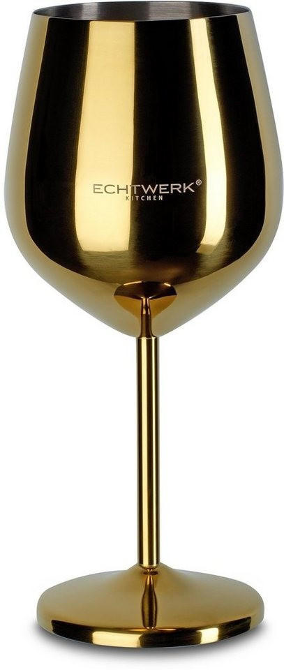 Echtwerk Weinglas (2-tlg), Edelstahl, PVD Beschichtung, goldfarben Test TOP  Angebote ab 22,95 € (Juli 2023)