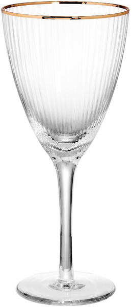 Butlers Golden Twenties Weinglas mit Goldrand 280ml