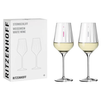 Ritzenhoff Weißweingläser Sternschliff 01 380 ml inhouse 2021