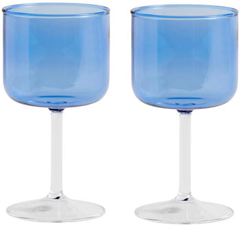 HAY Tint Weingl&auml;ser 25cl 2er-Set blau-klar