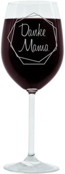 Leonardo Weinglas mit Gravur, Moodglas, Danke Mama, 400 ml