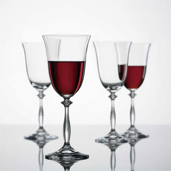 Crystalex Rotweingläser Weinglas Angela Kristallgläser 350 ml 6er Set Bohemia