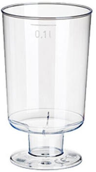 Papstar 350 Stiel-Gl&auml;ser F&uuml;r Weisswein, Ps 0,1 L &Oslash; 5,1 Cm &middot; 8,5 Cm Glasklar Einteilig