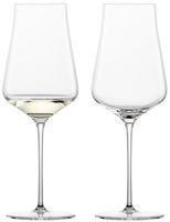 Zwiesel Glas Wei&szlig;weinglas 2er-Set Duo mit Moussierpunkt klar
