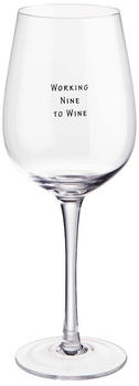 Butlers HAPPY HOUR Weinglas "Working Nine to Wine" 500ml Gläser