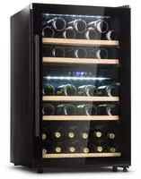 Klarstein Weink&uuml;hlschrank, Getr&auml;nkek&uuml;hlschrank Schmal, 2 Zonen K&uuml;hlschrank...