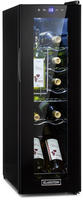 Klarstein - Shiraz 12 Slim Uno Weink&uuml;hlschrank 32l/12fl.touch 85 W 5-18 &deg;c Led