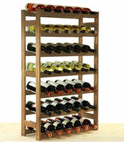 PROREGAL Weinregal PINOTWINE | HxBxT 102x63x25cm | 42 Flaschen | Massives...