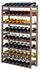 Proregal Weinregal PINOTWINE | HxBxT 118x72x25cm | 56 Flaschen | Massives Kiefernholz | Braun geölt | Flaschenregal Weinständer Holzregal - braun Holzwerkstoff RW7-22