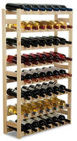 PROREGAL Weinregal PINOTWINE | HxBxT 118x72x25cm | 56 Flaschen | Massives...