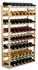 Proregal Weinregal PINOTWINE | HxBxT 118x72x25cm | 56 Flaschen | Massives Kiefernholz | Natur unbehandelt | Flaschenregal Weinständer Holzregal - beige Holzwerkstoff RW7-21