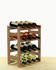 Proregal Weinregal PINOTWINE | HxBxT 54x43x25cm | 16 Flaschen | Massives Kiefernholz | Braun geölt | Flaschenregal Weinständer Holzregal - braun Holzwerkstoff RW7-05