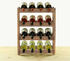 Proregal Weinregal PINOTWINE | HxBxT 54x43x25cm | 16 Flaschen | Massives Kiefernholz | Braun geölt | Flaschenregal Weinständer Holzregal - braun Holzwerkstoff RW7-05