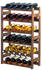 Proregal Weinregal PINOTWINE | HxBxT 86x53x25cm | 30 Flaschen | Massives Kiefernholz | Braun geölt | Flaschenregal Weinständer Holzregal - braun Holzwerkstoff RW7-11