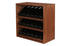Proregal VINCELLAR MOD | HxBxT 60x60x30cm | Schräg Modul für 18 Flaschen | Massives Kiefernholz | Braun geölt | Flaschenregal - braun Holzwerkstoff RW10-08