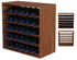 Proregal VINCELLAR MOD | HxBxT 60x60x30cm | Standard Modul für 30 Flaschen | Massives Kiefernholz | Braun geölt | Flaschenregal - braun Holzwerkstoff RW10-02
