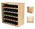 Proregal VINCELLAR MOD | HxBxT 60x60x30cm | Standard Modul für 30 Flaschen | Massives Kiefernholz | Natur | Flaschenregal - beige Holzwerkstoff RW10-01