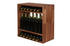 Proregal VINCELLAR MOD | HxBxT 60x60x30cm | Standflaschen Modul für 32 Flaschen | Massives Kiefernholz | Braun geölt - braun Holzwerkstoff RW10-14