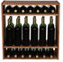 Proregal VINCELLAR MOD | HxBxT 60x60x30cm | Standflaschen Modul für 32 Flaschen | Massives Kiefernholz | Braun geölt - braun Holzwerkstoff RW10-14