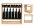 Proregal VINCELLAR MOD | HxBxT 60x60x30cm | Standflaschen Modul für 32 Flaschen | Massives Kiefernholz | Natur | Flaschenregal - beige Holzwerkstoff RW10-13