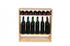 Proregal VINCELLAR MOD | HxBxT 60x60x30cm | Standflaschen Modul für 32 Flaschen | Massives Kiefernholz | Natur | Flaschenregal - beige Holzwerkstoff RW10-13