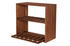 Proregal VINCELLAR MOD | HxBxT 60x60x30cm | Modul für 12 Flaschen oder Weinkisten | Massives Kiefernholz | Braun geölt - braun Holzwerkstoff RW10-12