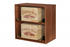 Proregal VINCELLAR MOD | HxBxT 60x60x30cm | Modul für 12 Flaschen oder Weinkisten | Massives Kiefernholz | Braun geölt - braun Holzwerkstoff RW10-12