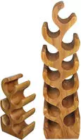 SIT Weinregal "Orl&eacute;ans aus Suarholz in Natur f&uuml;r 6 Flaschen" 50 cm hohes