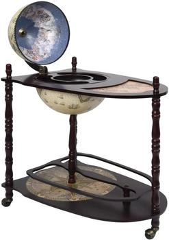 vidaXL Globus-Bartisch Eukalyptusholz Gr&uuml;n Freistehend (320907)
